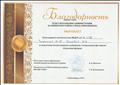 Благодарность за подготовку воспитанников к районному театральному фестивалю "Сказочная феерия" Благодарность за подготовку воспитанников к районному театральному фестивалю "Сказочная феерия"